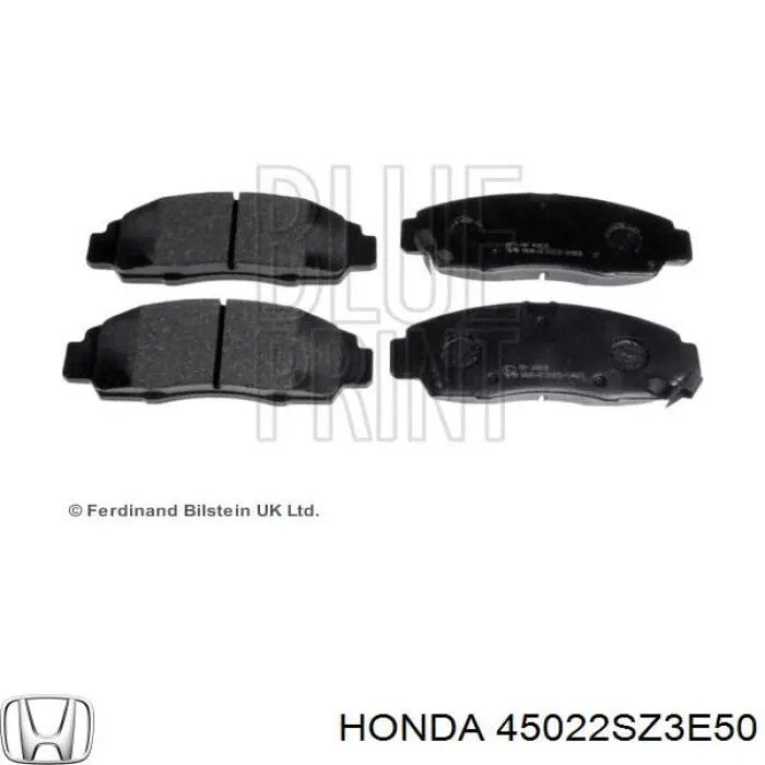 45022SZ3E50 Honda pastillas de freno delanteras