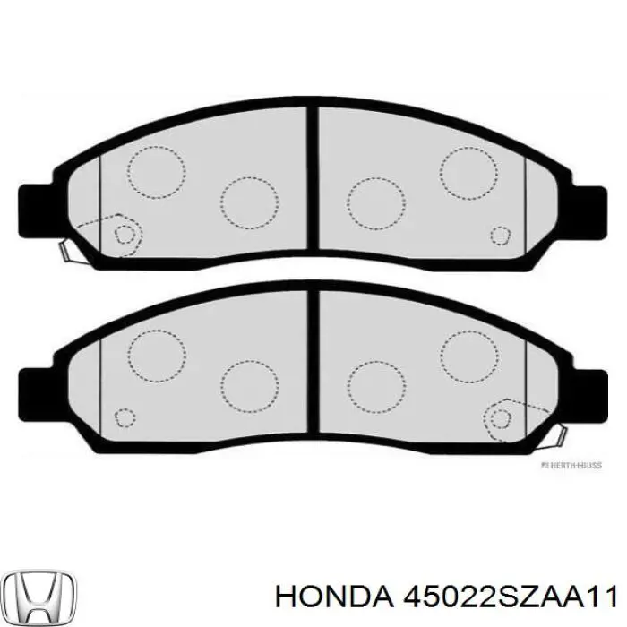 45022SZAA11 Honda pastillas de freno delanteras