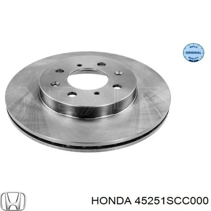 45251SCC000 Honda freno de disco delantero