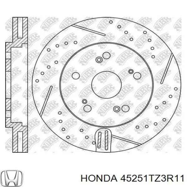 45251TZ3R11 Honda 