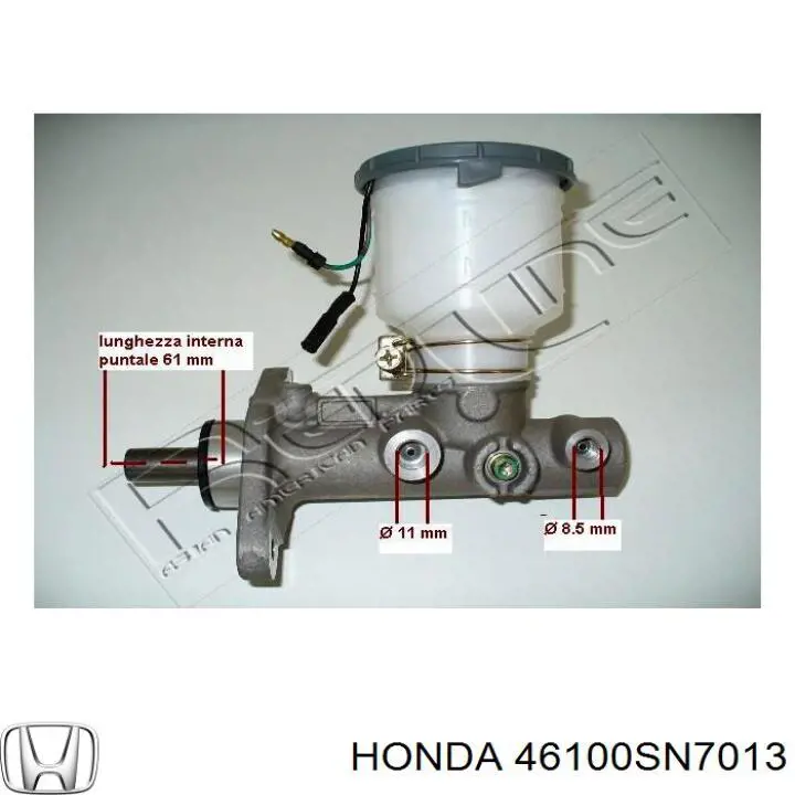 46100SN7013 Honda cilindro principal de freno