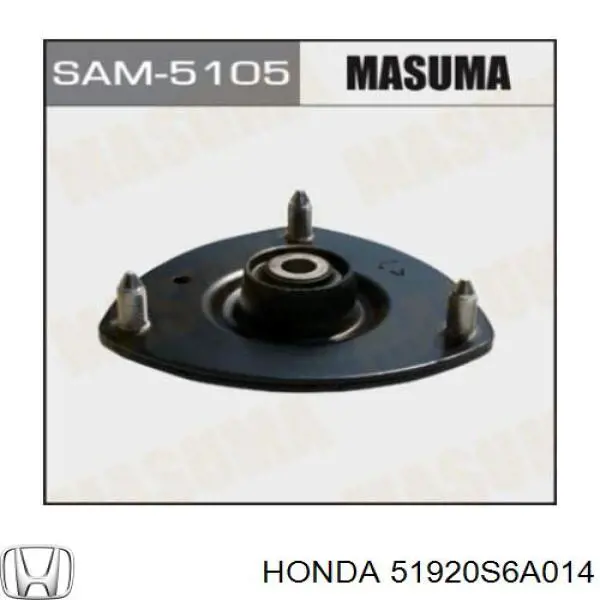 51920S6A014 Honda soporte amortiguador delantero derecho