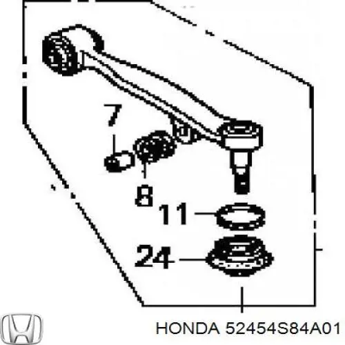 52454S84A01 Honda 