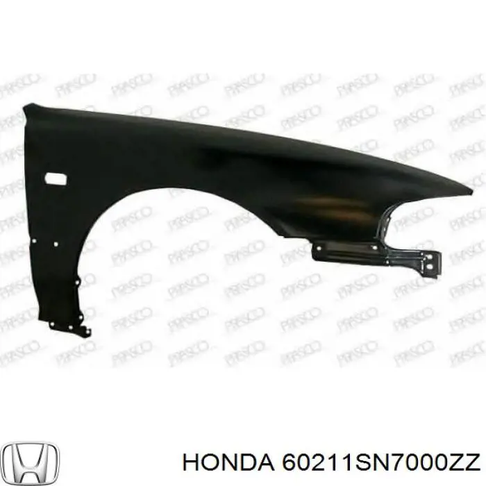  Guardabarros delantero derecho para Honda Accord 5 