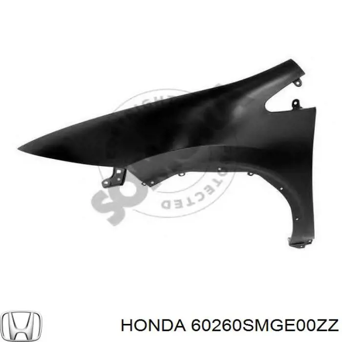  Guardabarros delantero izquierdo para Honda Civic 8 