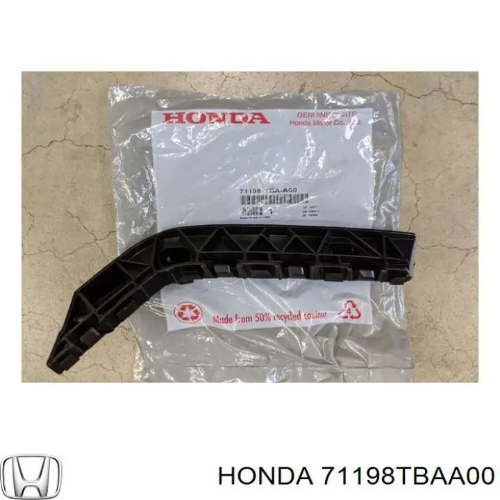  Soporte de parachoques delantero izquierdo para Honda Civic 10 