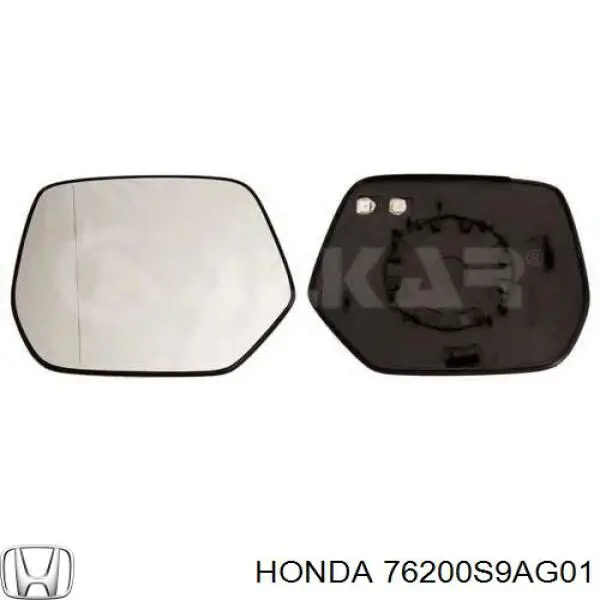  Espejo retrovisor derecho para Honda CR-V RD