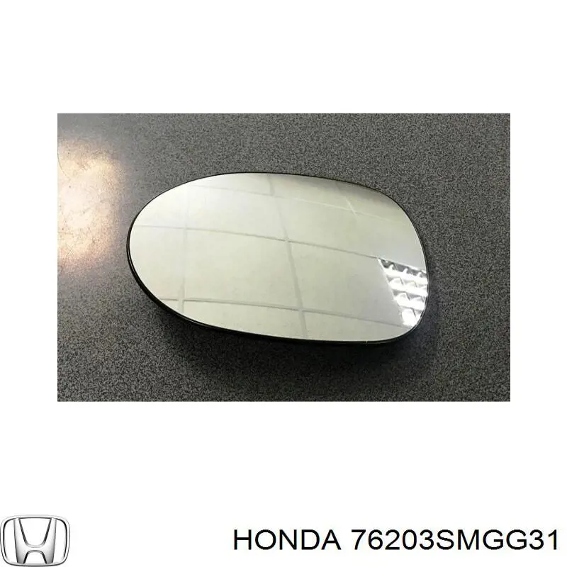 76203SMGG31 Honda cristal de espejo retrovisor exterior derecho