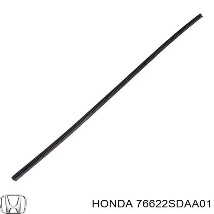  Goma del limpiaparabrisas lado conductor para Honda FR-V BE