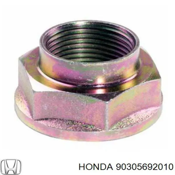  Tuerca, cubo de rueda delantero para Honda Accord 3 