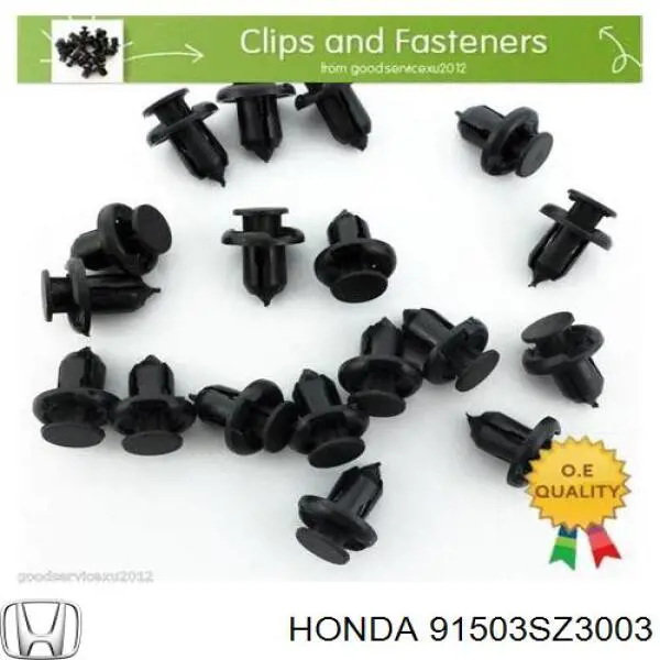  Clips de fijación de parachoques trasero para Honda Civic 7 