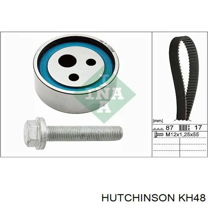 KH48 Hutchinson kit correa de distribución