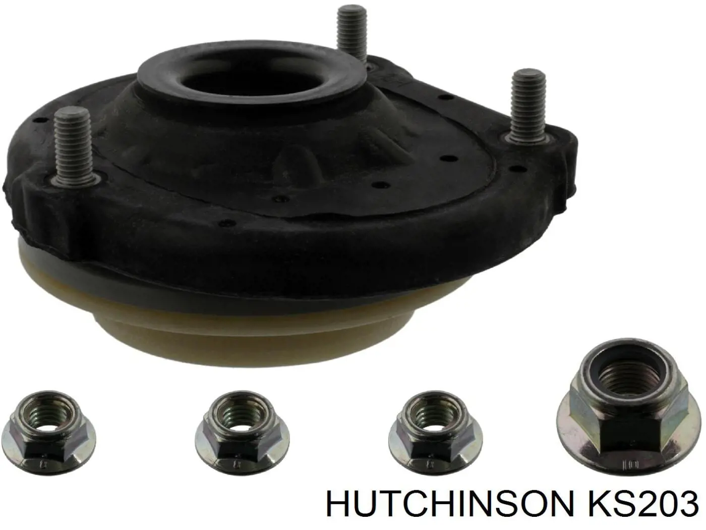 KS 203 Hutchinson soporte amortiguador delantero izquierdo