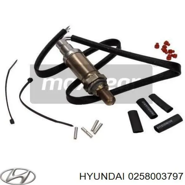 0258003797 Hyundai/Kia sonda lambda sensor de oxigeno para catalizador