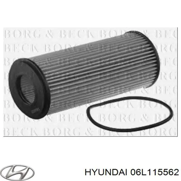 06L115562 Hyundai/Kia filtro de aceite