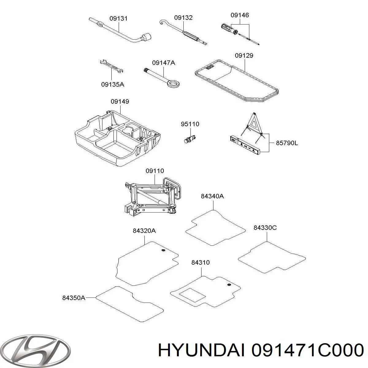  Gancho De Remolque para Hyundai Azera HG