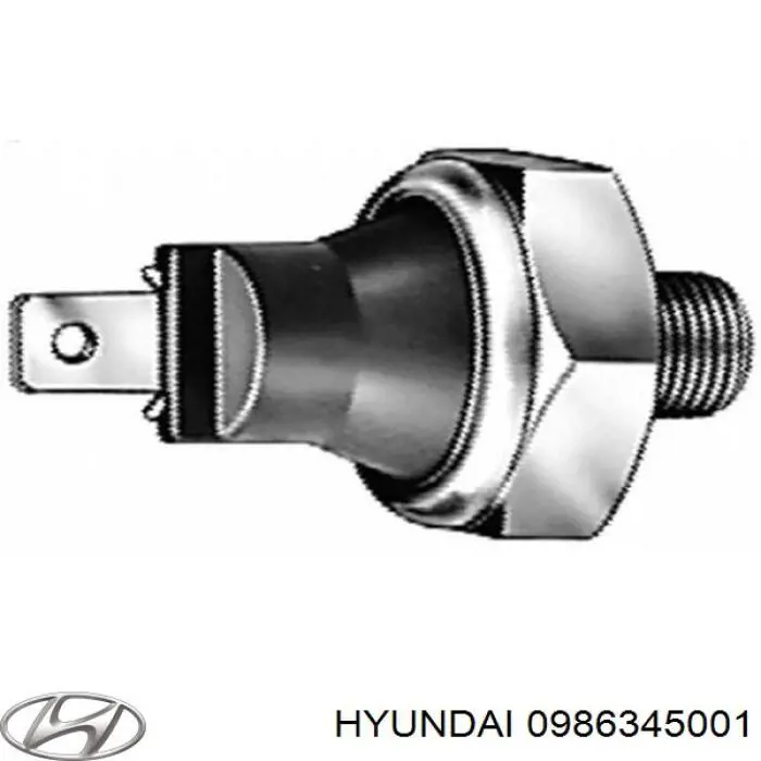 0986345001 Hyundai/Kia indicador, presión del aceite