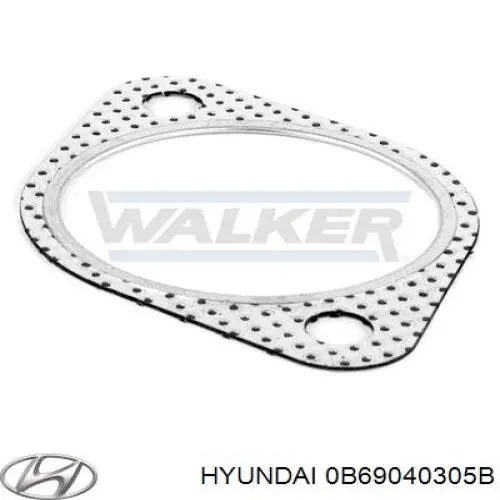 0B69040305B Hyundai/Kia junta de tubo de escape silenciador