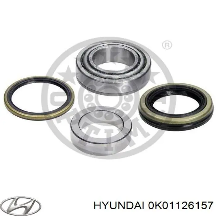 OK01126157 Hyundai/Kia sello de aceite cubo trasero exterior