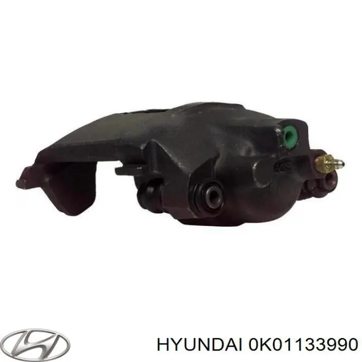 0K01133990 Hyundai/Kia pinza de freno delantera izquierda