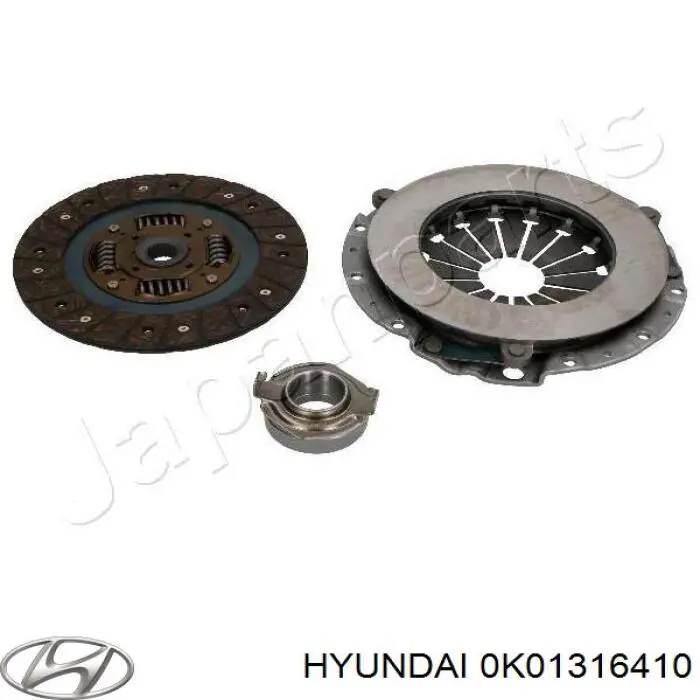 0K01316410 Hyundai/Kia plato de presión del embrague