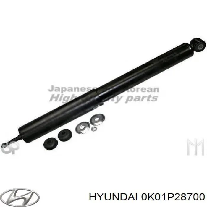 0K01P28700 Hyundai/Kia amortiguador trasero