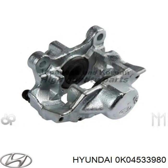 0K04533980 Hyundai/Kia pinza de freno delantera derecha