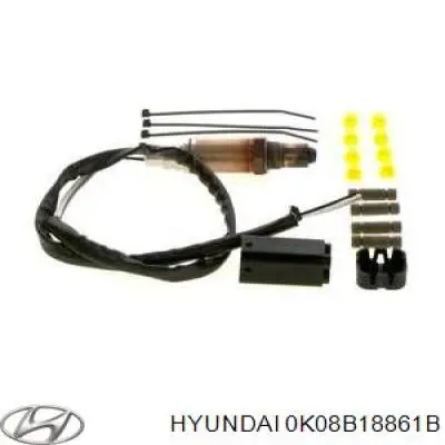 0K08B18861B Hyundai/Kia sonda lambda sensor de oxigeno para catalizador