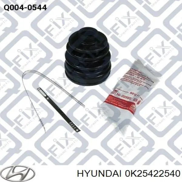 0K25422540 Hyundai/Kia fuelle, árbol de transmisión delantero interior