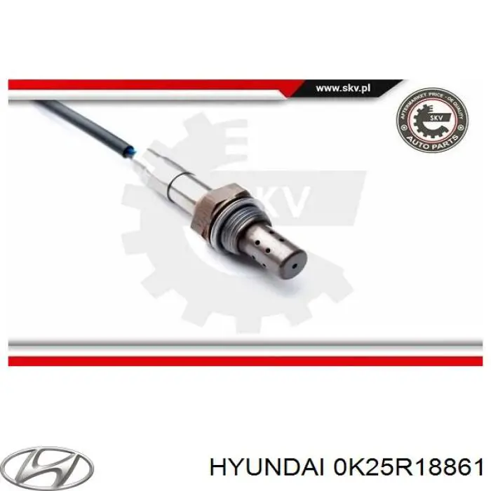 0K25R18861 Hyundai/Kia sonda lambda sensor de oxigeno post catalizador