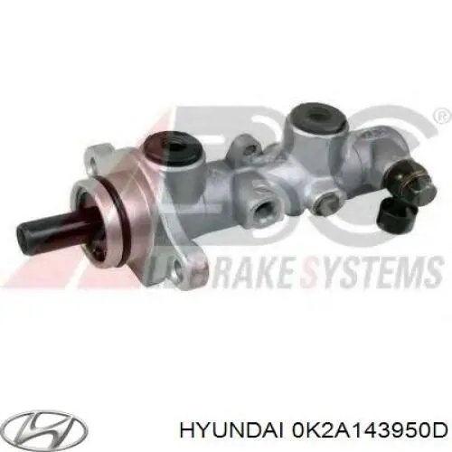 0K2A143950D Hyundai/Kia servofrenos