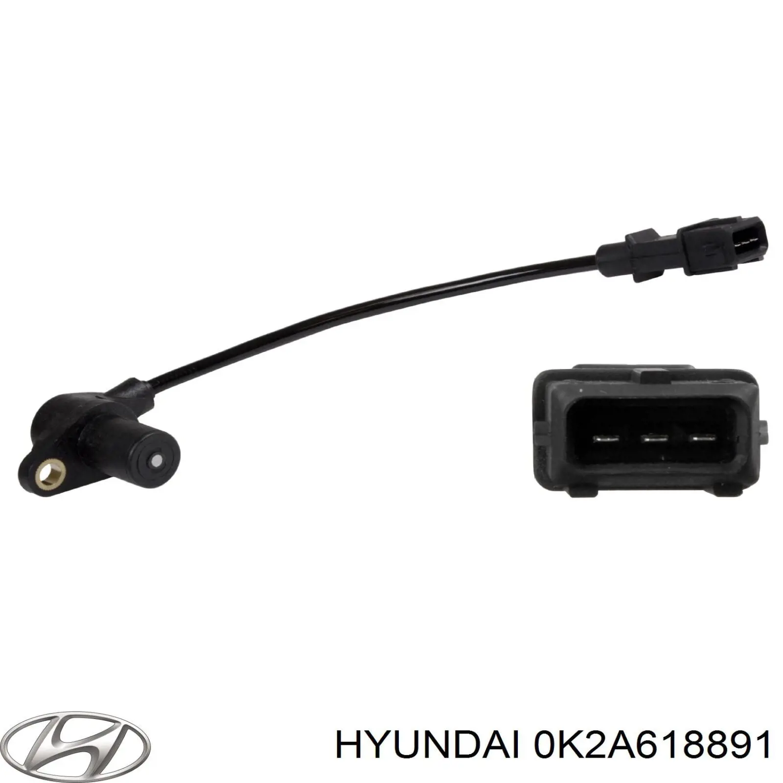 0K2A618891 Hyundai/Kia sensor de posición del cigüeñal