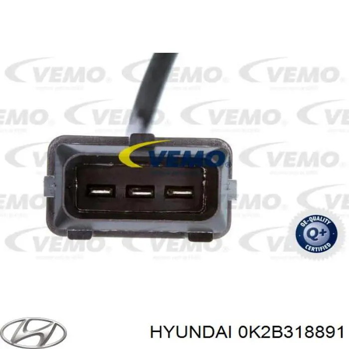 0K2B318891 Hyundai/Kia sensor de posición del cigüeñal