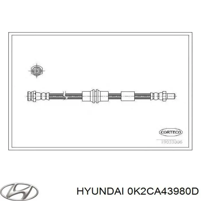 0K2CA43980D Hyundai/Kia 