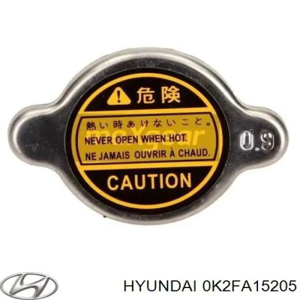 253302E000 Toyota tapa de radiador