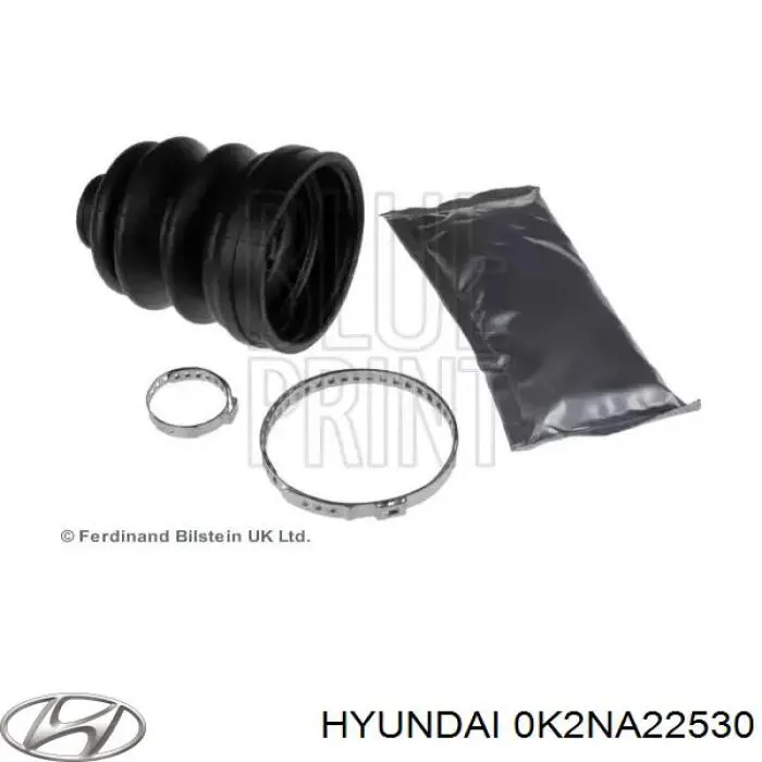 0K2NA22530 Hyundai/Kia fuelle, árbol de transmisión delantero interior