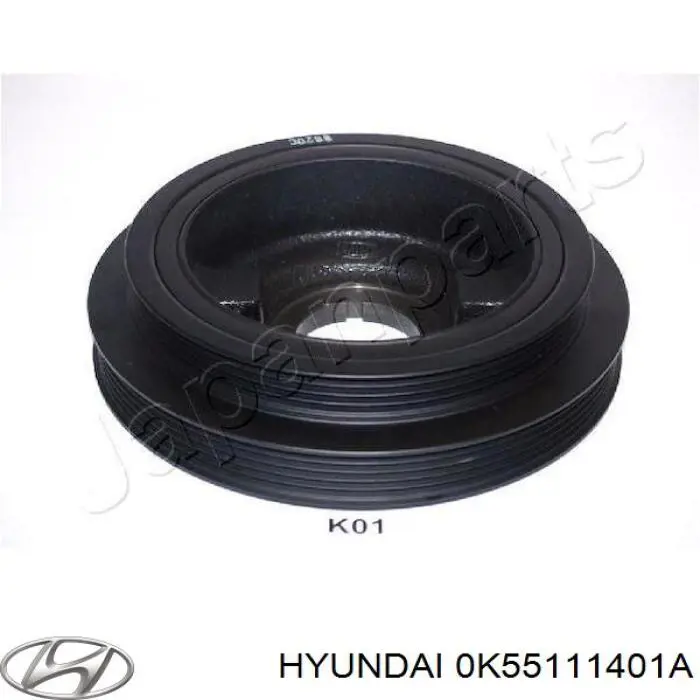 0K55111401A Hyundai/Kia polea, cigüeñal