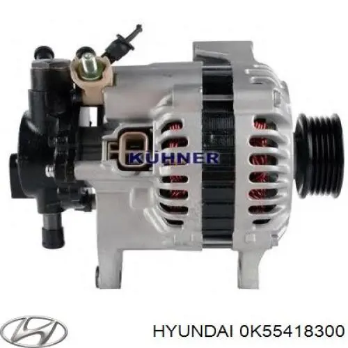 0K55418300 Hyundai/Kia alternador