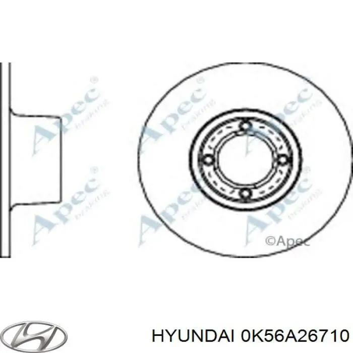 0K56A26710 Hyundai/Kia 