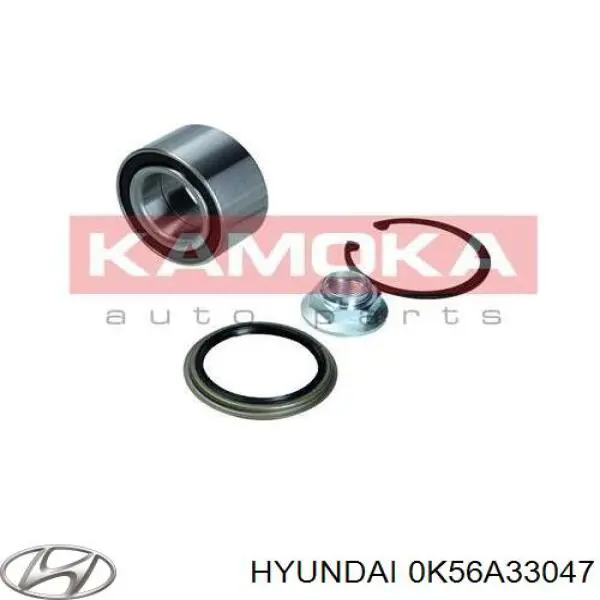 0K56A33047 Hyundai/Kia cojinete de rueda delantero