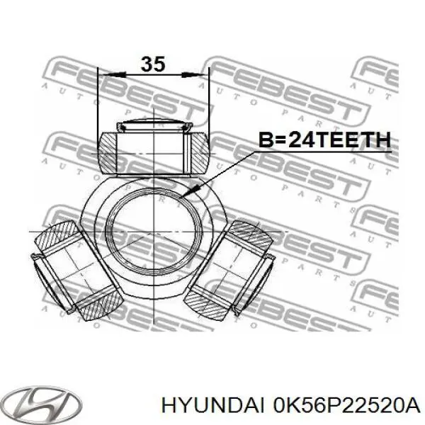 0K56P22520A Hyundai/Kia 