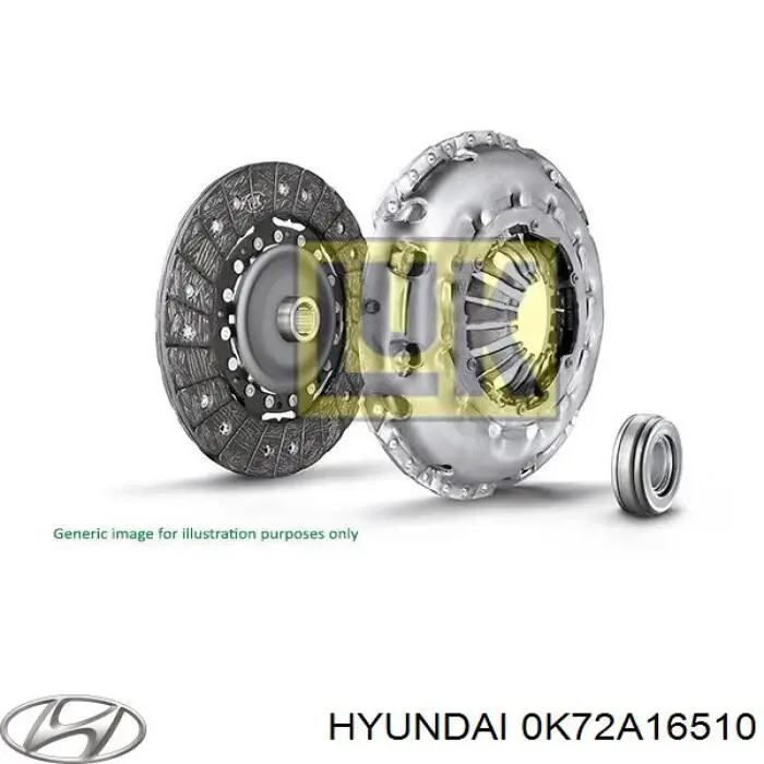 0K72A16510 Hyundai/Kia cojinete de desembrague