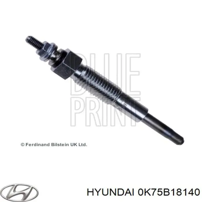 0K75B18140 Hyundai/Kia bujía de incandescencia