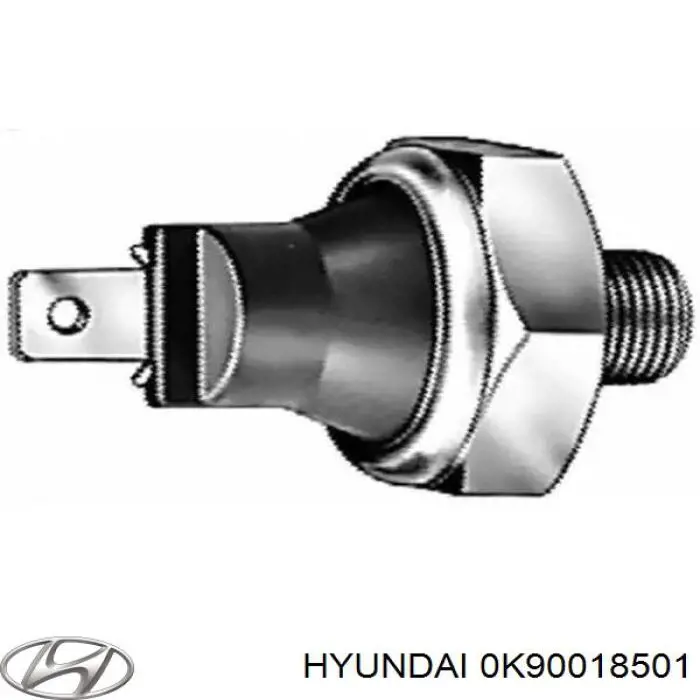 0K900-18-501 Hyundai/Kia indicador, presión del aceite