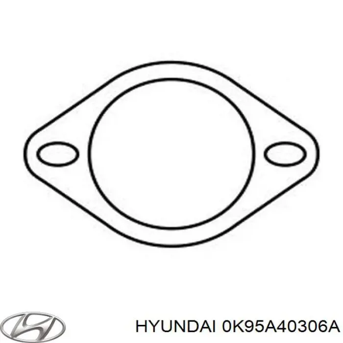 0K95A40306A Hyundai/Kia junta de tubo de escape silenciador