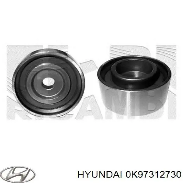 0K97312730 Hyundai/Kia rodillo intermedio de correa dentada