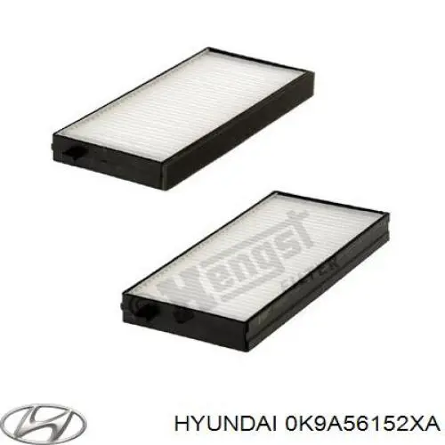 0K9A56152XA Hyundai/Kia filtro de habitáculo