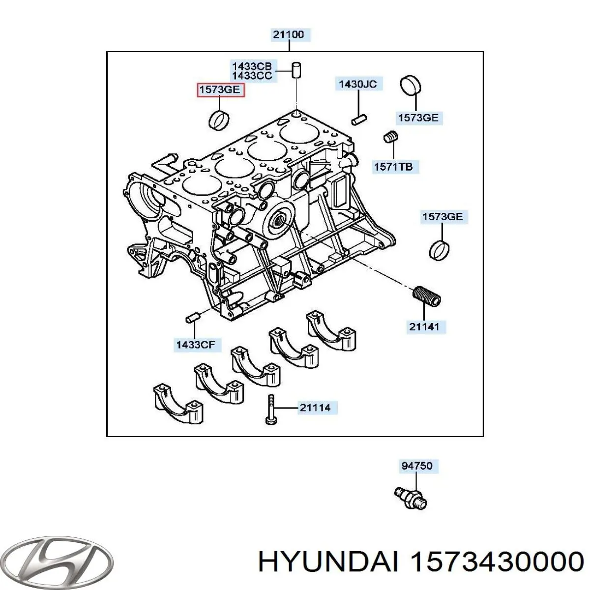  Tapón de culata para Hyundai Accent 3 