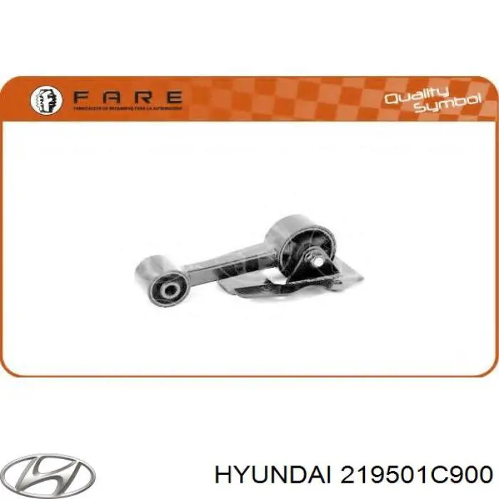 219501C900 Hyundai/Kia soporte motor izquierdo