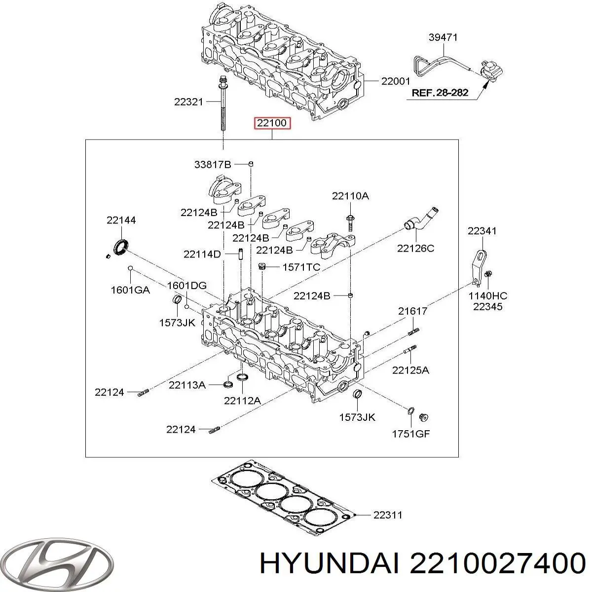  Culata para KIA Ceed ED